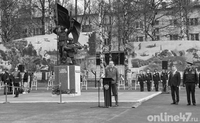 В Сертолово торжественно открыли памятник участникам СВО группировки «Север»